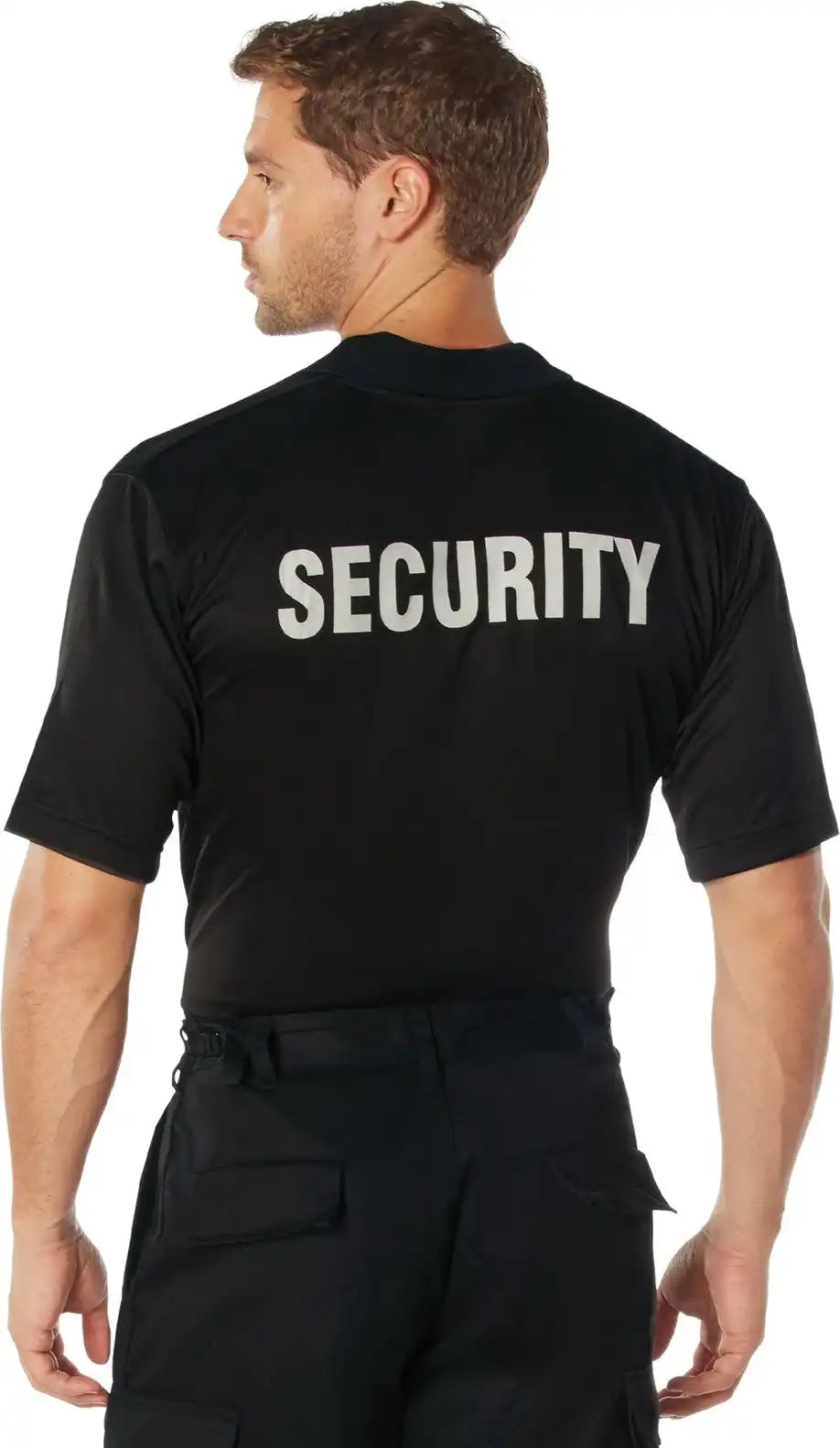 Rothco Moisture Wicking Security Polo Shirt with Badge