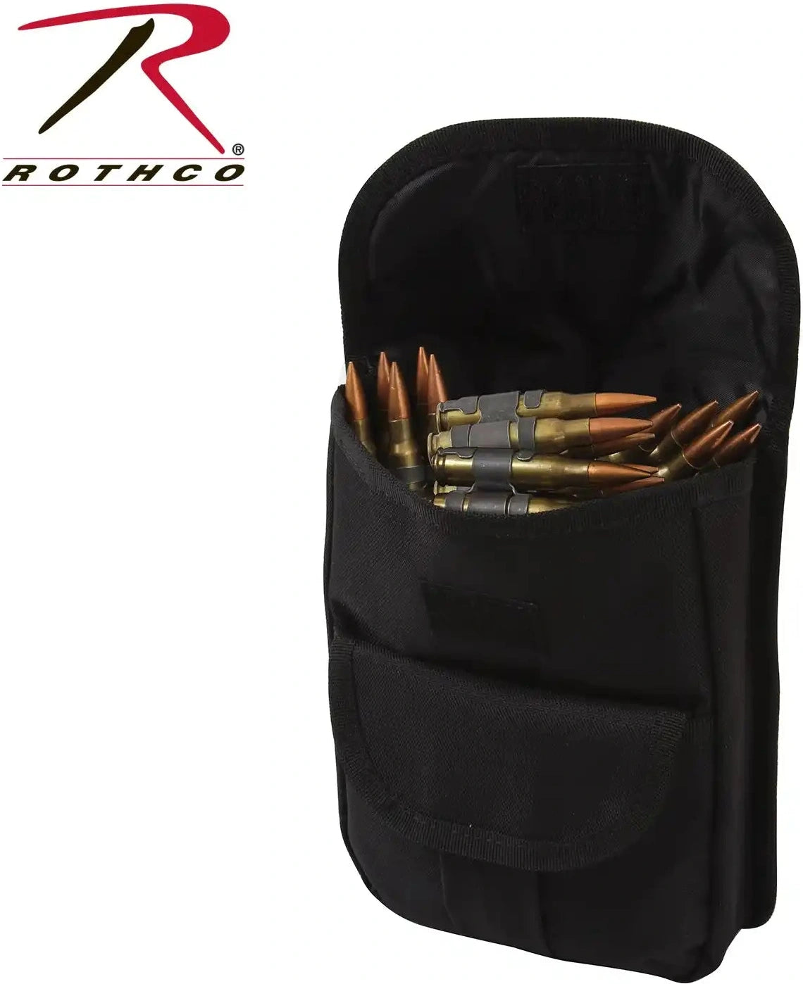 Rothco Molle 2 Pocket Ammo Pouch Black