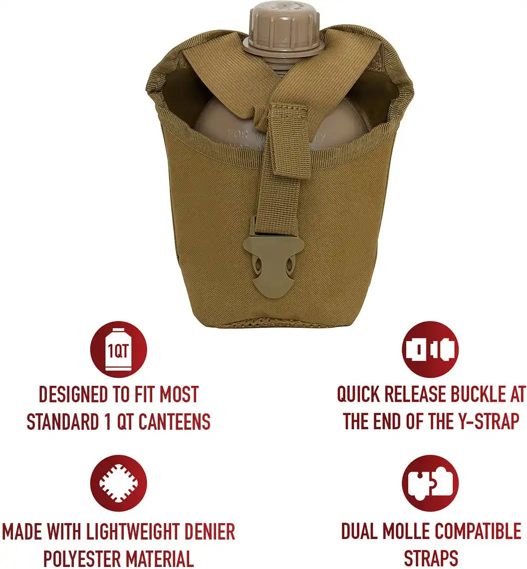 Rothco Molle Compatible 1 Quart Canteen Pouch / Cover