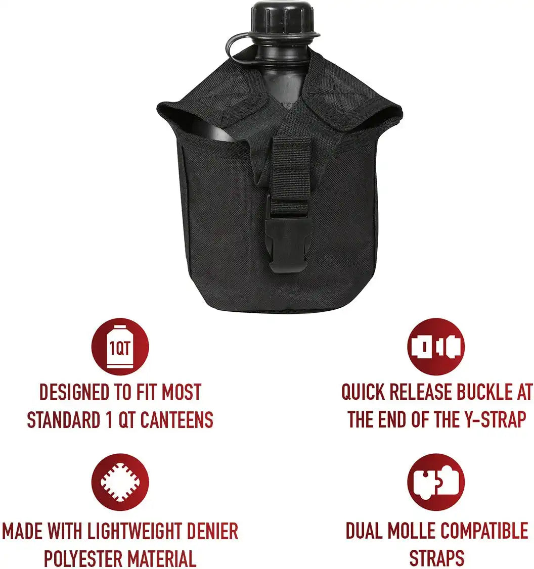 Rothco Molle Compatible 1 Quart Canteen Pouch / Cover