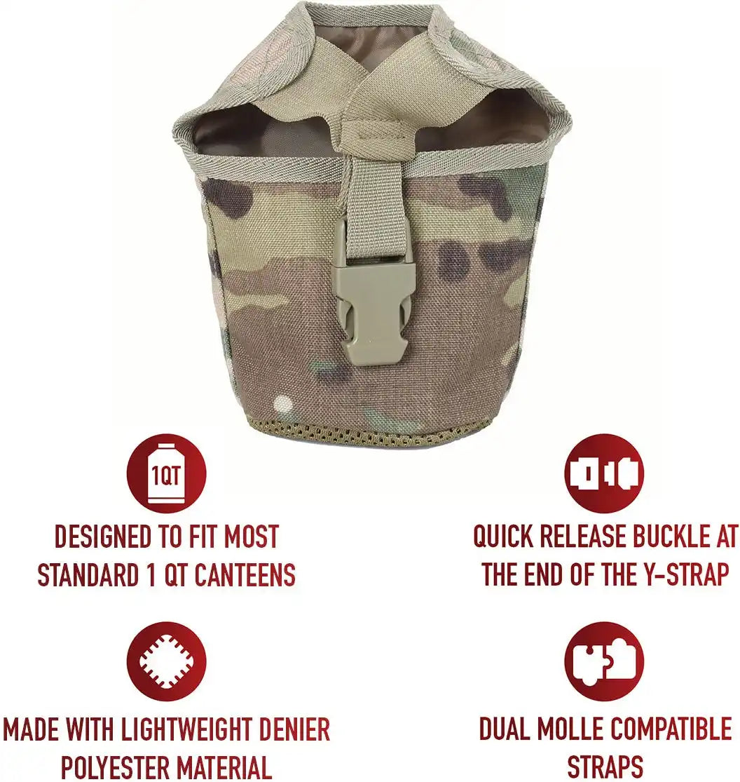 Rothco Molle Compatible 1 Quart Canteen Pouch / Cover