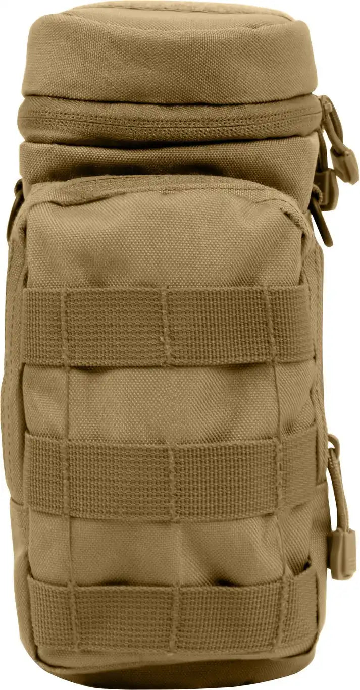 Rothco Molle Compatible Water Bottle Pouch Coyote Brown