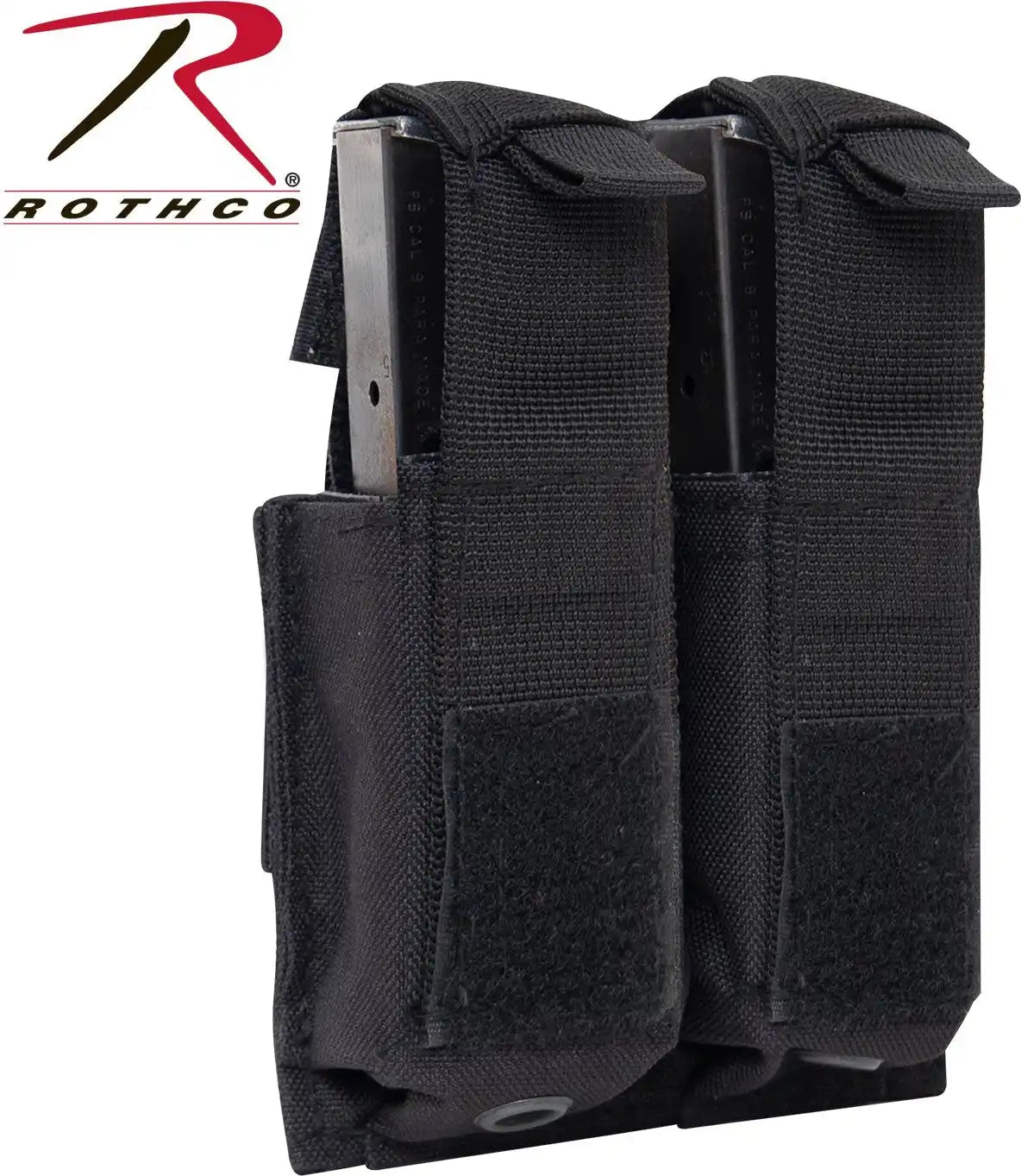 Rothco Molle Double Pistol Mag Pouch with Insert
