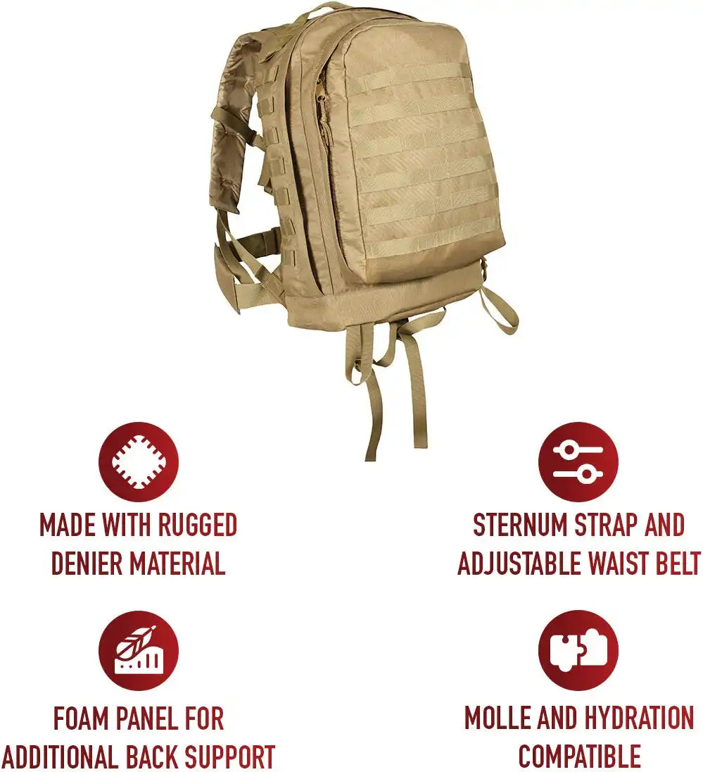 Rothco Molle Ii 3 Day Assault Pack