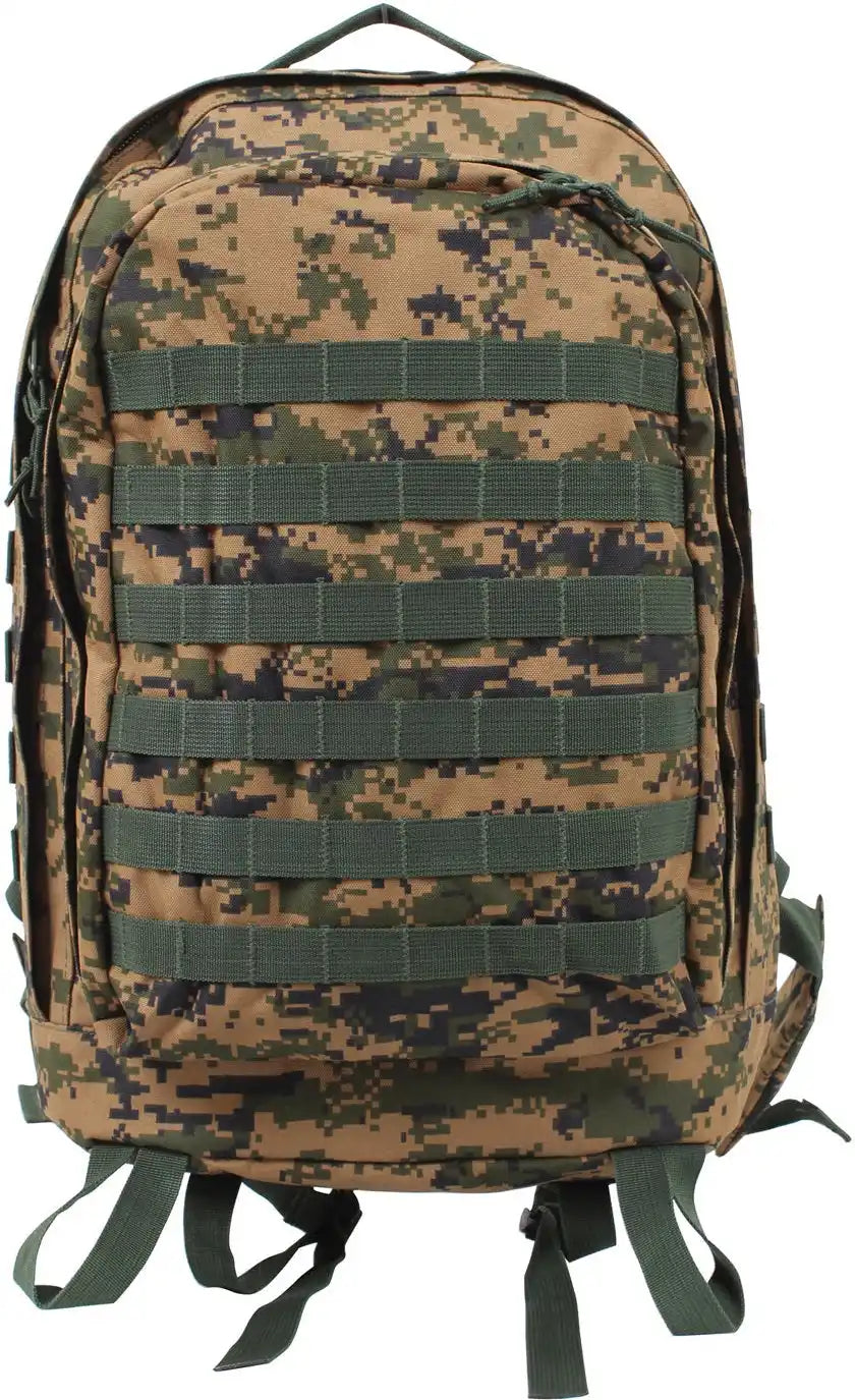Rothco Molle Ii 3 Day Assault Pack Woodland Digital Camo