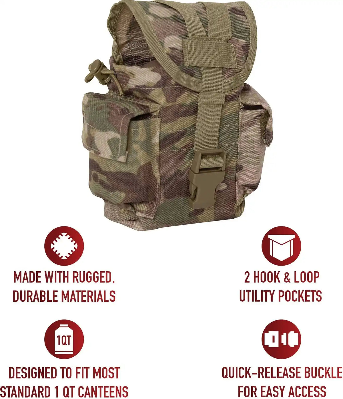 Rothco Molle Ii Canteen &amp; Utility Pouch
