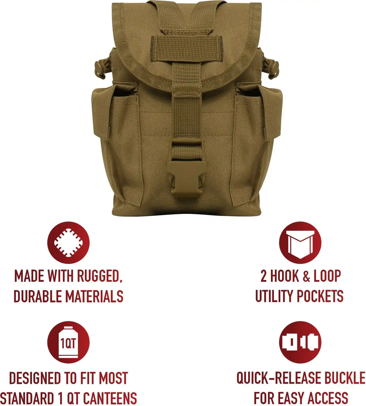 Rothco Molle Ii Canteen &amp; Utility Pouch