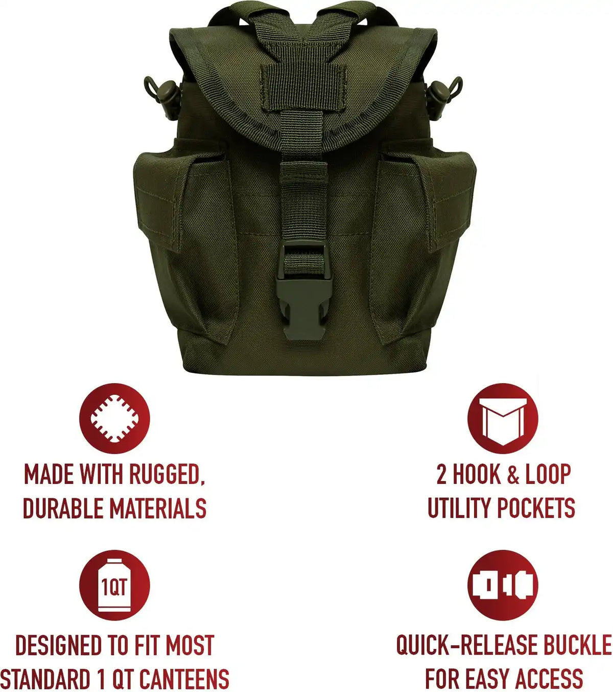 Rothco Molle Ii Canteen &amp; Utility Pouch