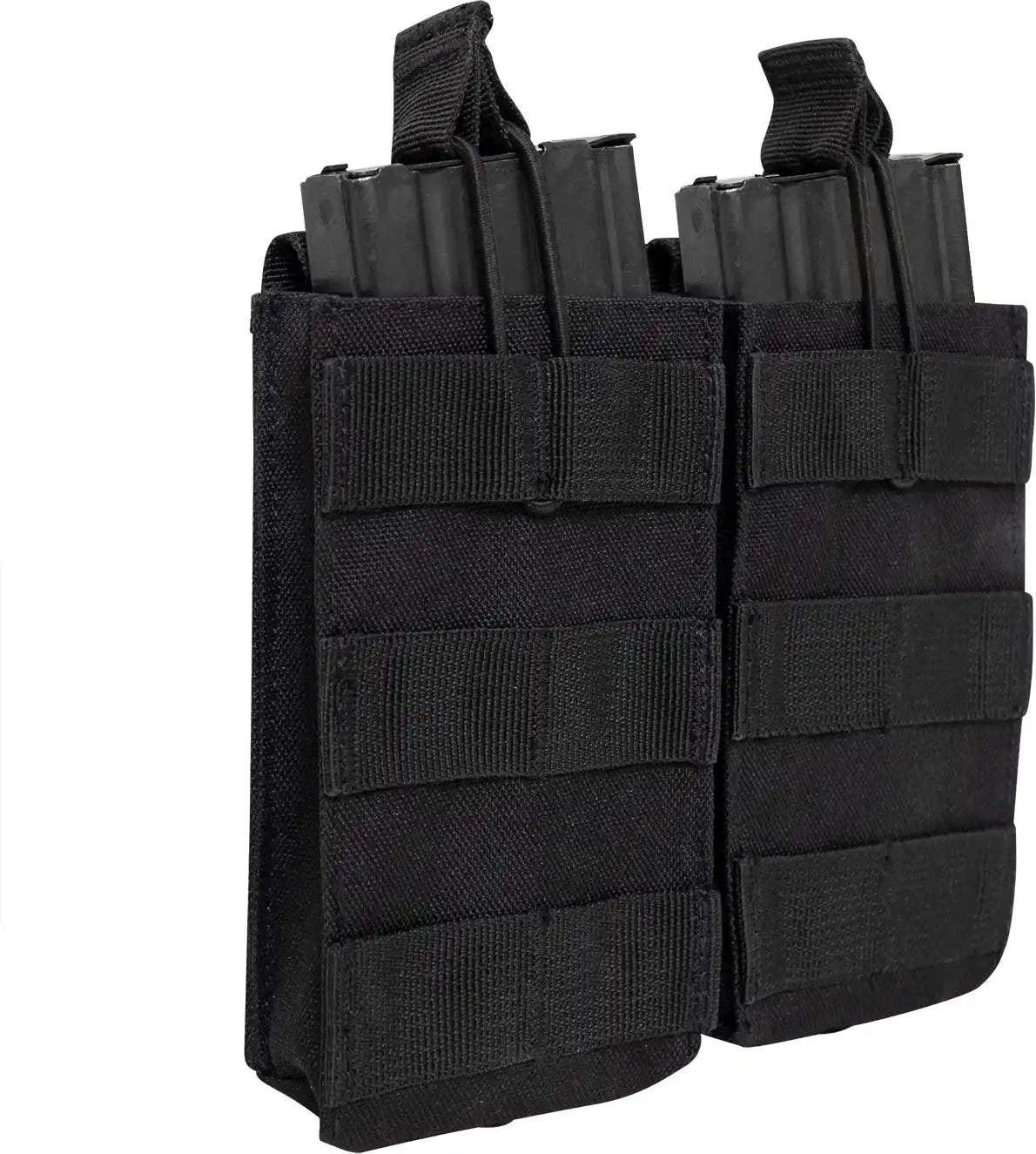 Rothco Molle Open Top Double Mag Pouch - Black
