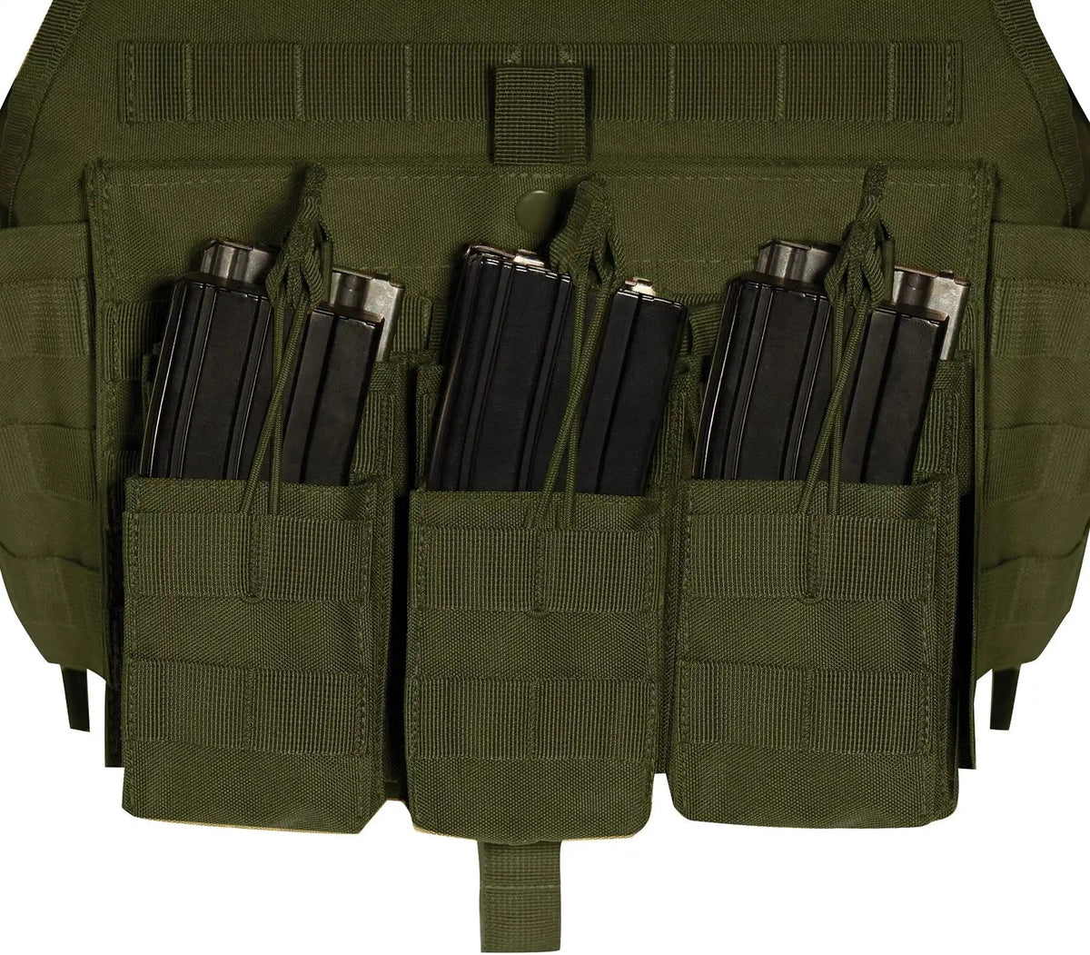 Rothco Molle Open Top Six Rifle Mag Pouch