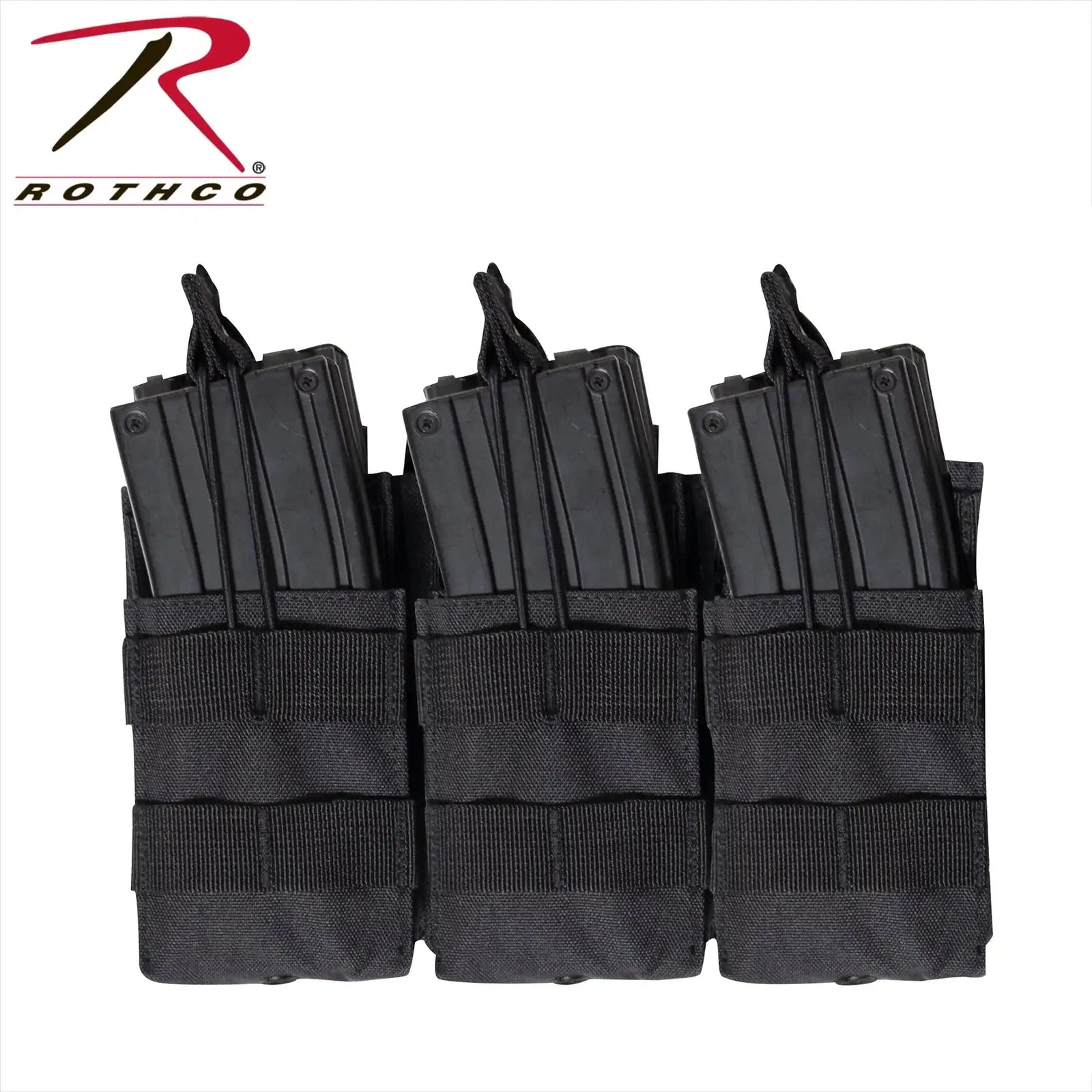 Rothco Molle Open Top Six Rifle Mag Pouch