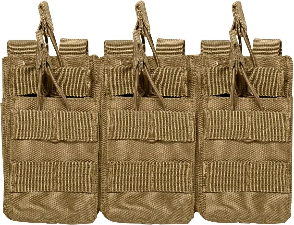 Rothco Molle Open Top Six Rifle Mag Pouch