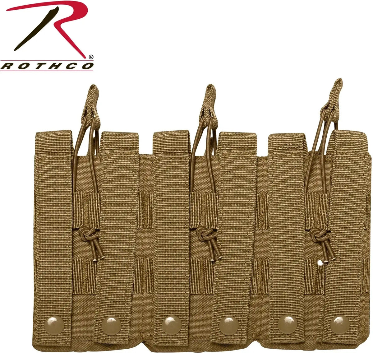 Rothco Molle Open Top Six Rifle Mag Pouch