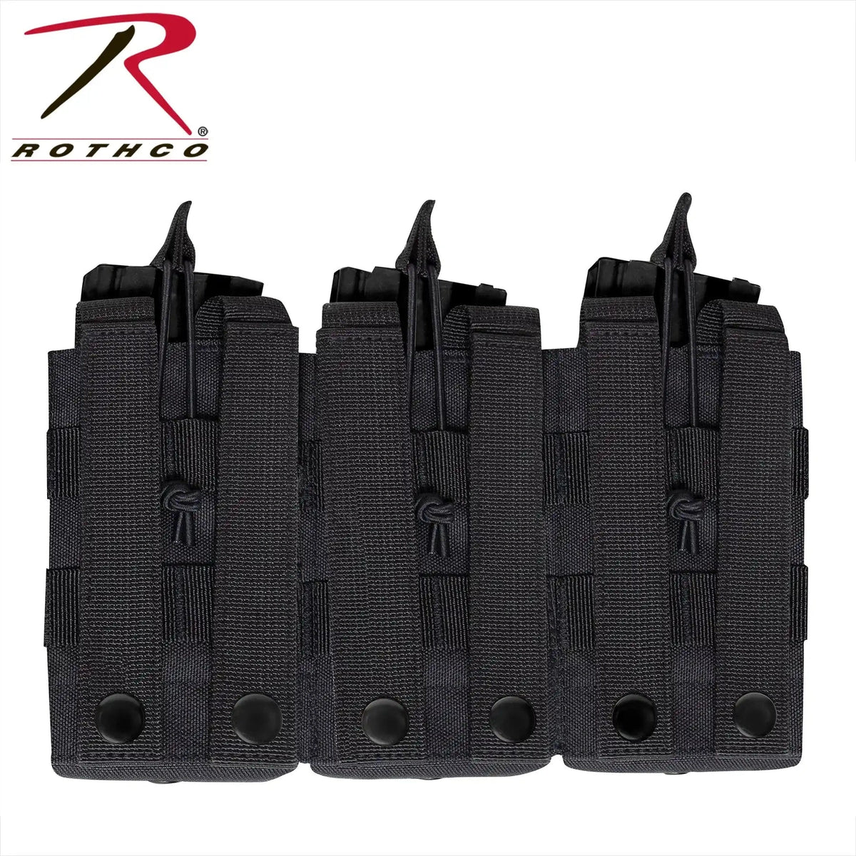 Rothco Molle Open Top Six Rifle Mag Pouch