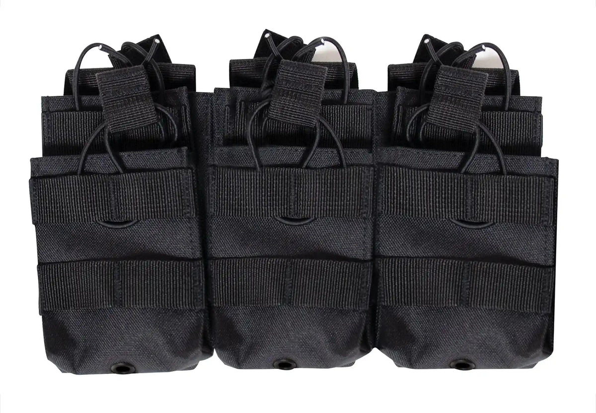 Rothco Molle Open Top Six Rifle Mag Pouch