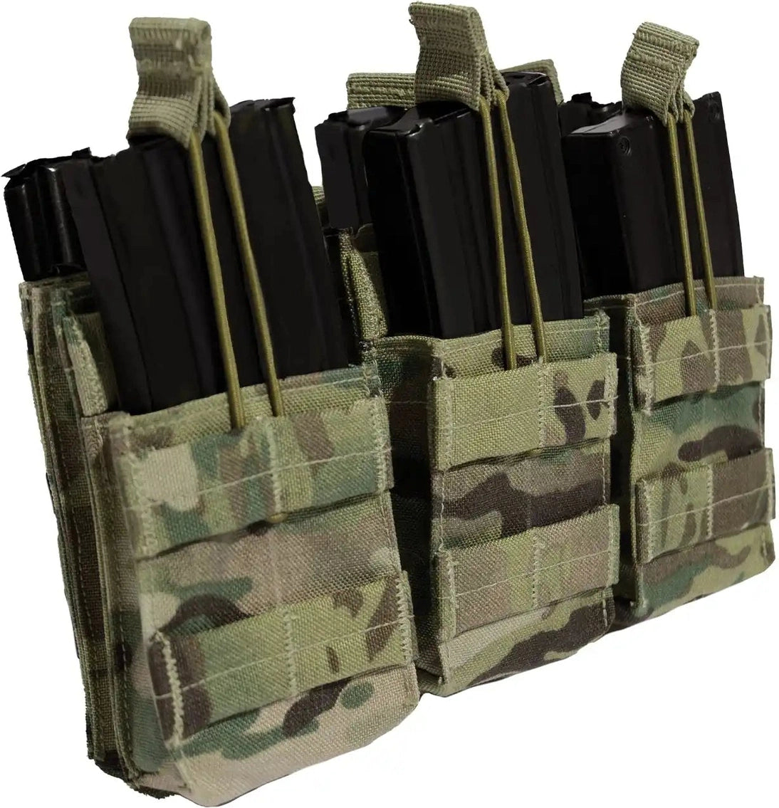 Rothco Molle Open Top Six Rifle Mag Pouch Multicam
