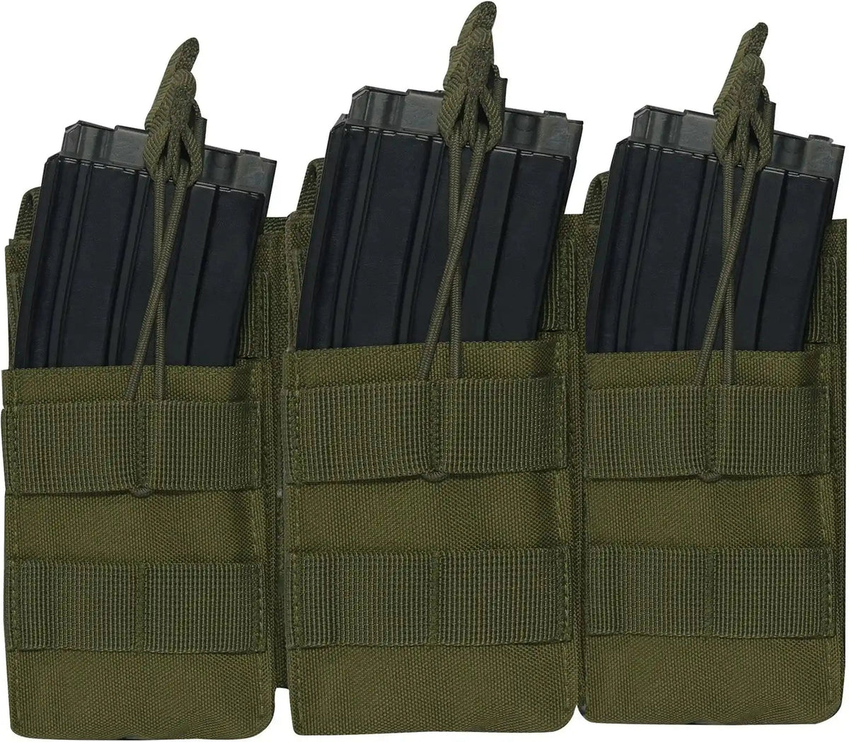 Rothco Molle Open Top Six Rifle Mag Pouch Olive Drab