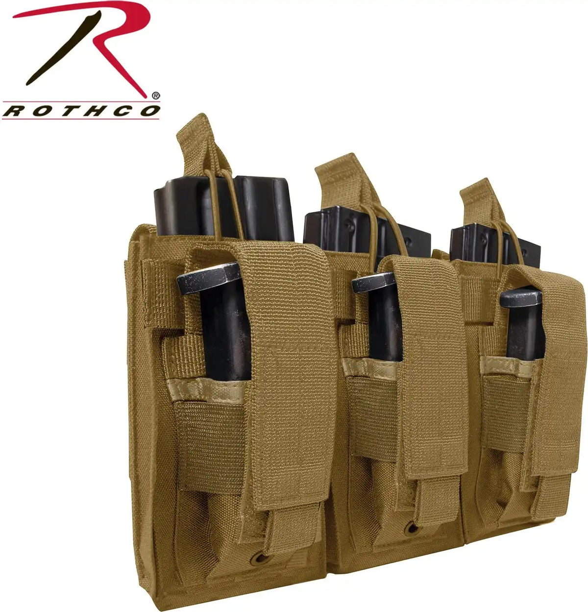 Rothco Molle Triple Kangaroo Rifle and Pistol Mag Pouch