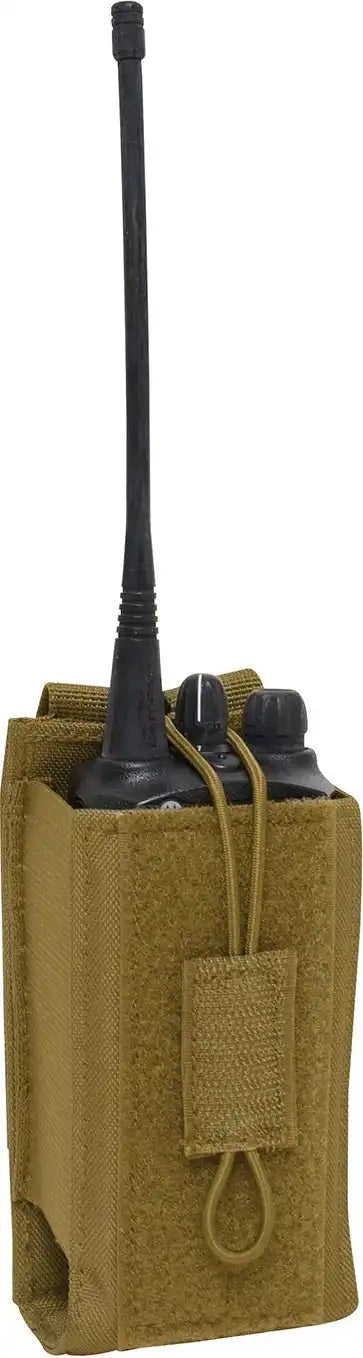 Rothco Molle Universal Radio Pouch Coyote Brown