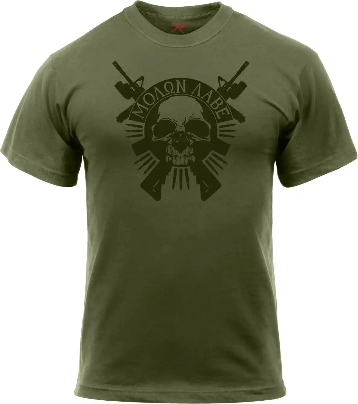 Rothco Molon Labe Skull t Shirt