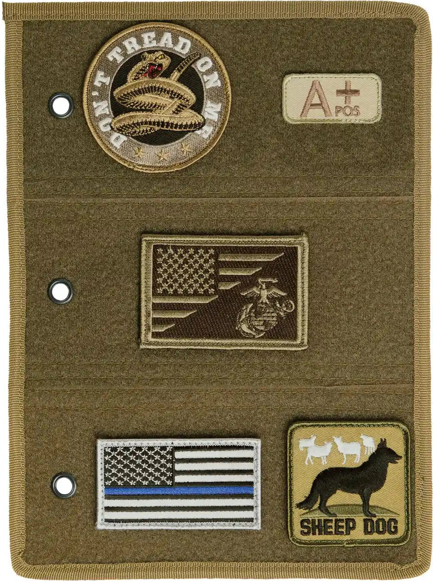 Rothco Morale Patch Book Page Coyote Brown