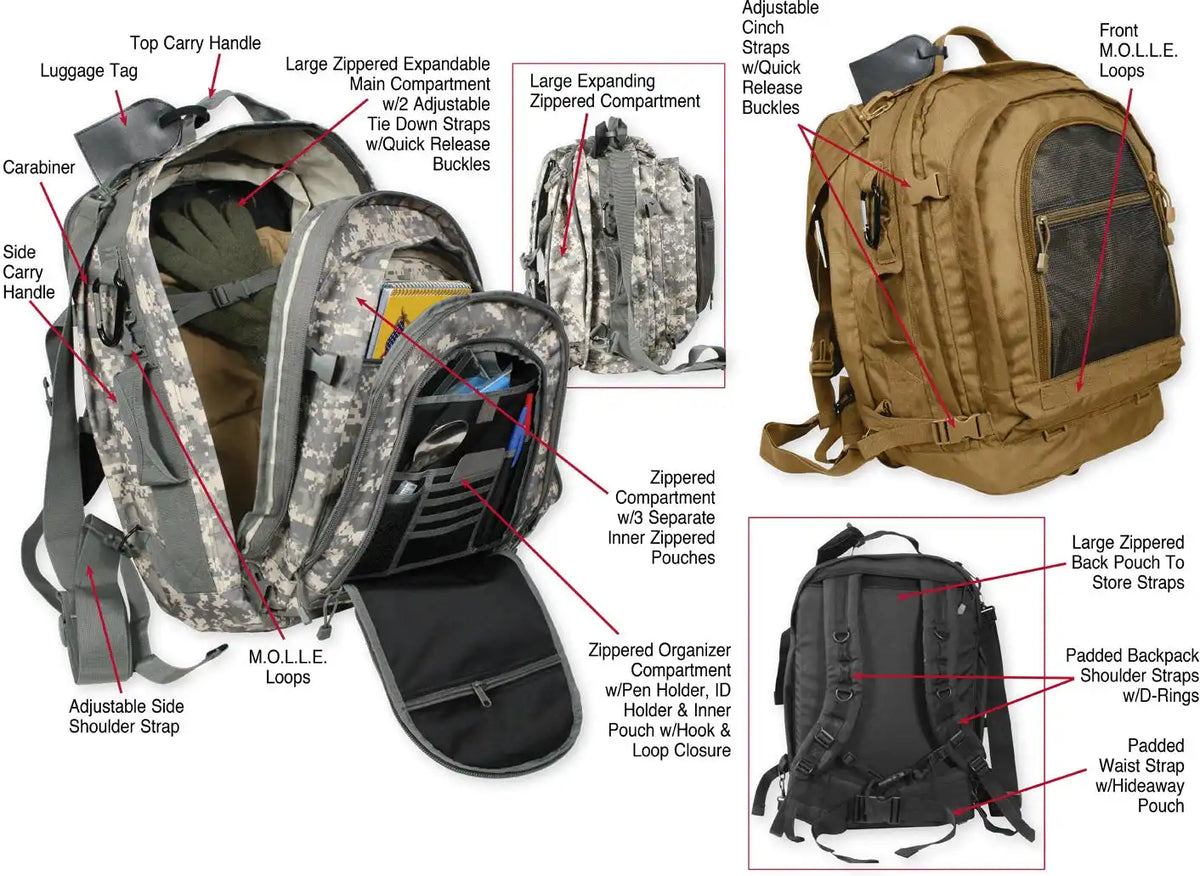 Rothco Move out Tactical Travel Backpack