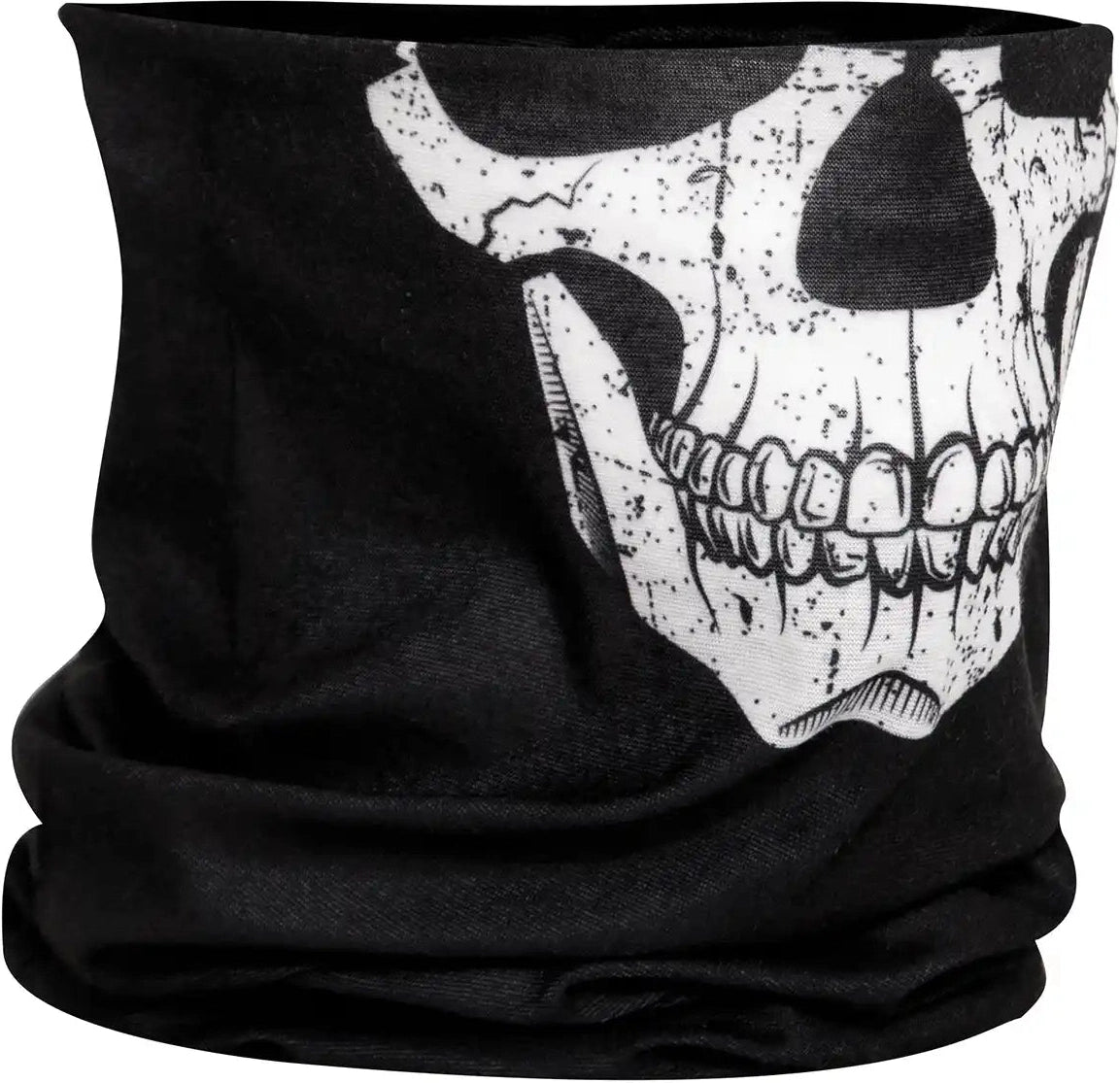 Rothco Multi use Neck Gaiter and Face Covering Tactical Wrap Skull Print Black / one Size