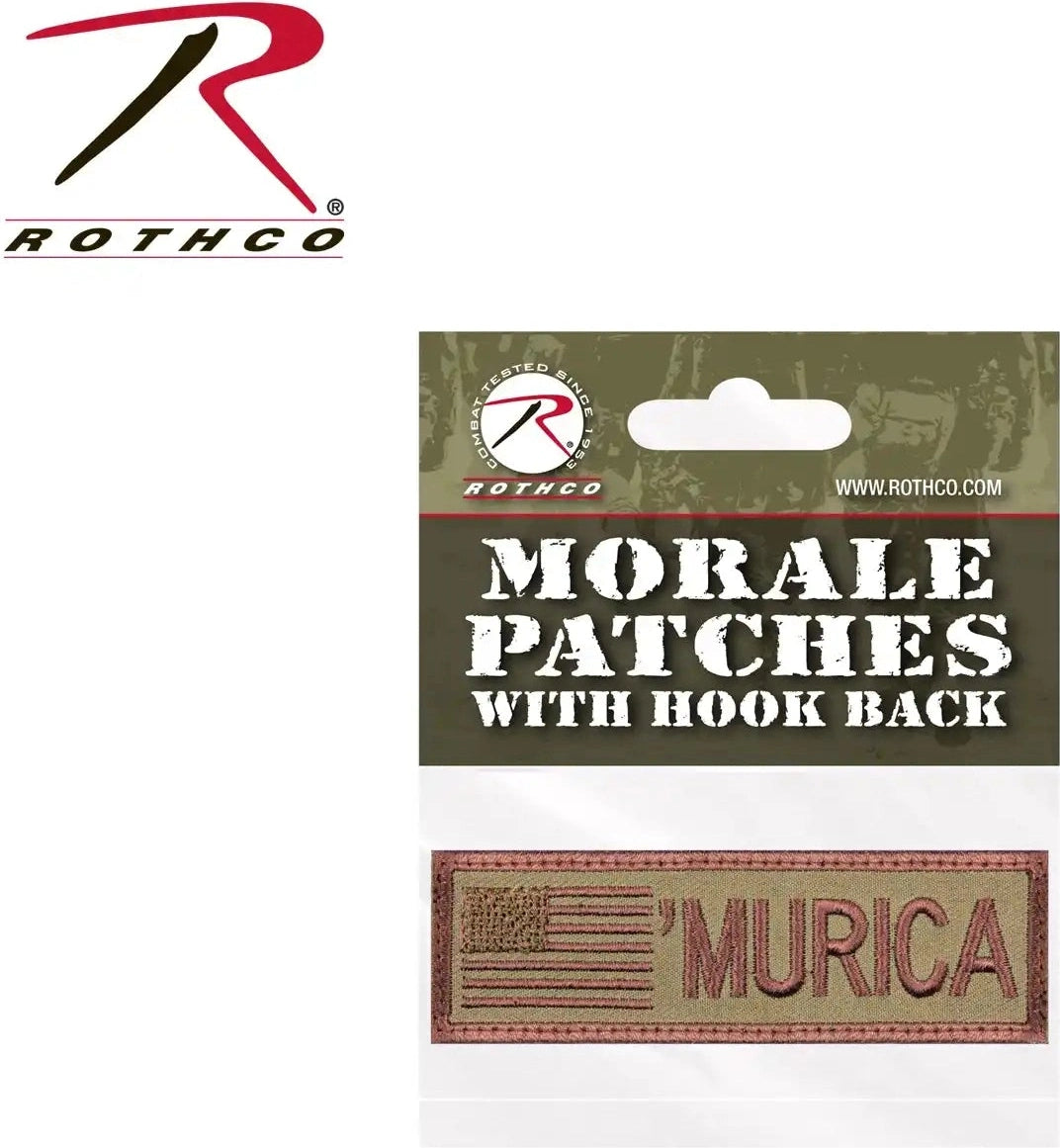 Rothco ?Murica’ Flag Patch Bulk Packaging