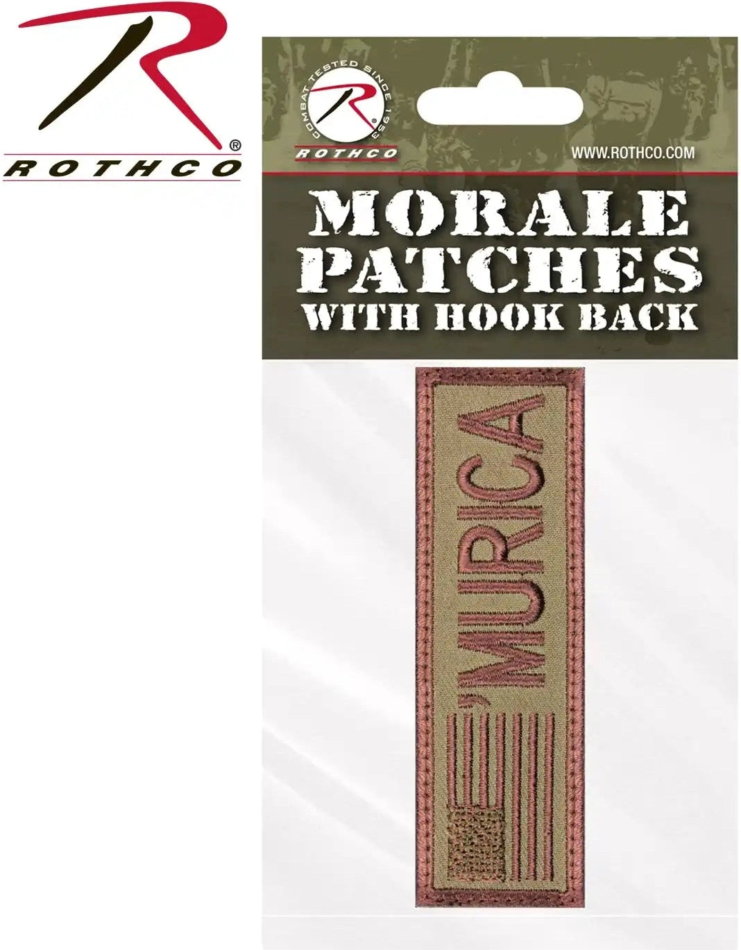 Rothco ?Murica’ Flag Patch Bulk Packaging