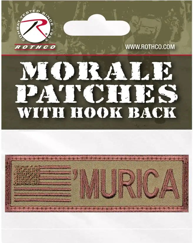 Rothco ?Murica’ Flag Patch Bulk Packaging