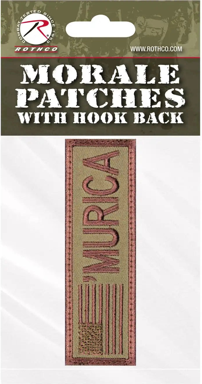 Rothco ?Murica’ Flag Patch Bulk Packaging