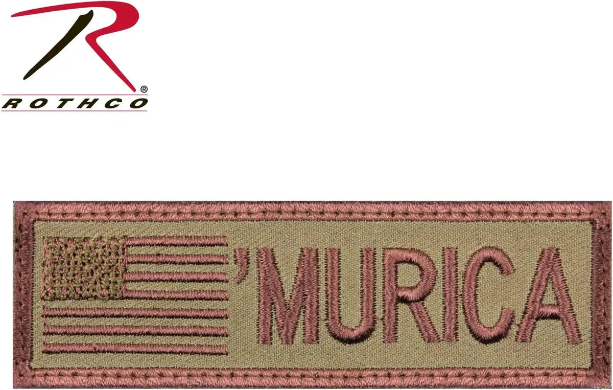 Rothco ?Murica’ Flag Patch Bulk Packaging