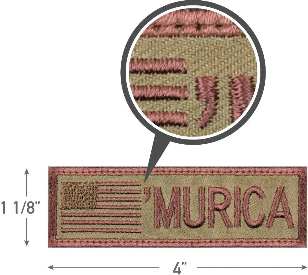 Rothco ?Murica’ Flag Patch Bulk Packaging
