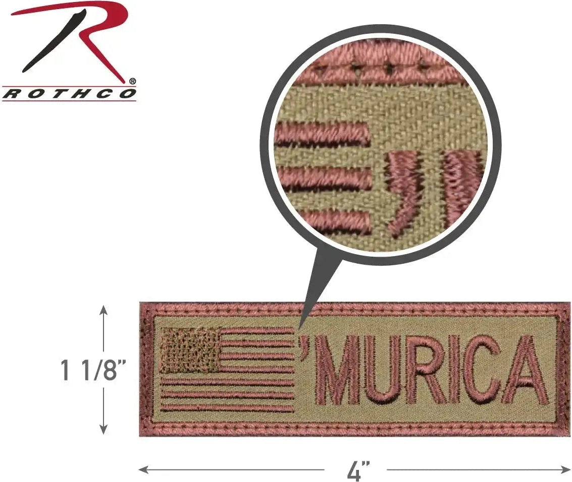 Rothco ?Murica’ Flag Patch Bulk Packaging