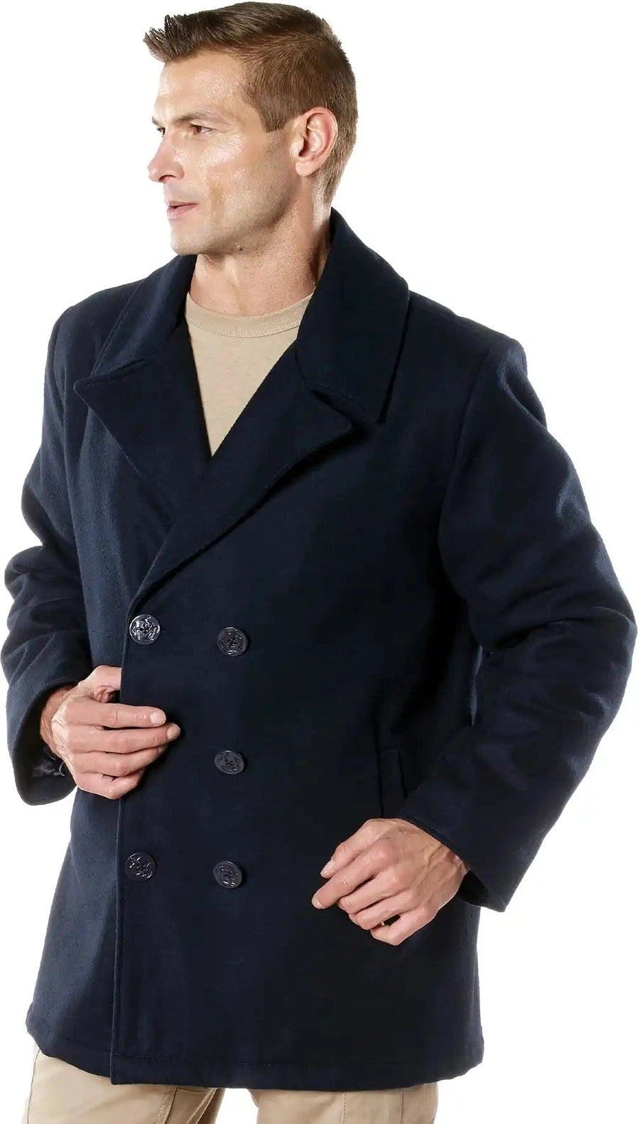 Rothco Naval Heritage Pea Coat Navy Blue / s