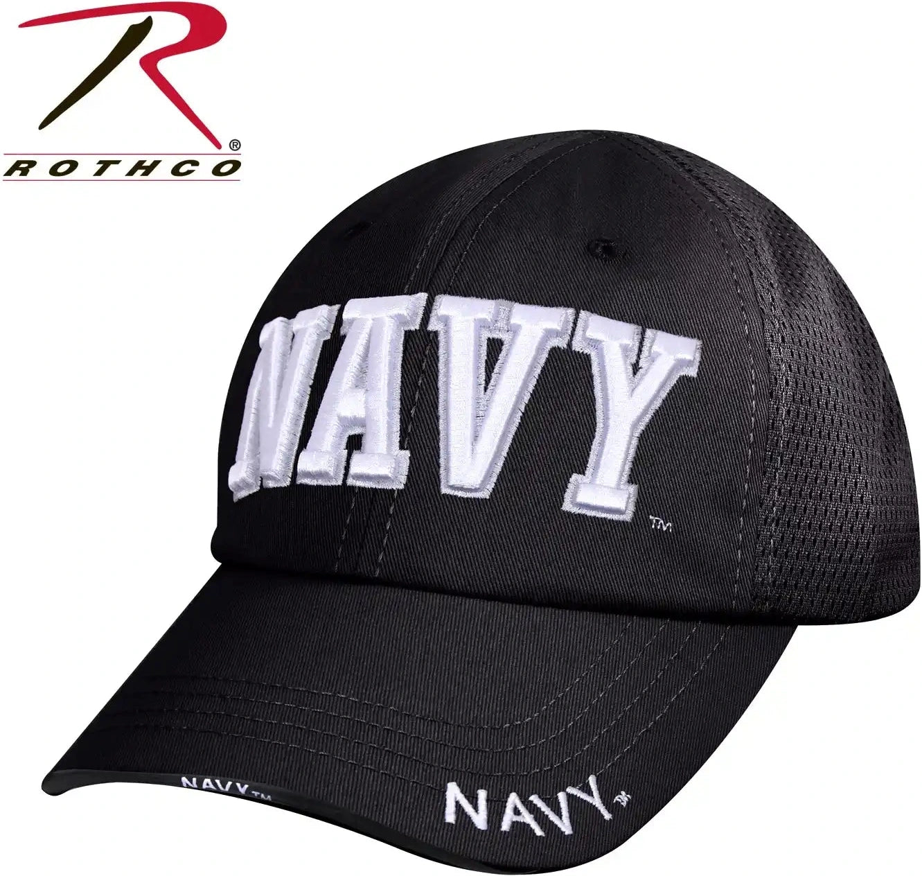 Rothco Navy Mesh Back Tactical Cap Black / one Size