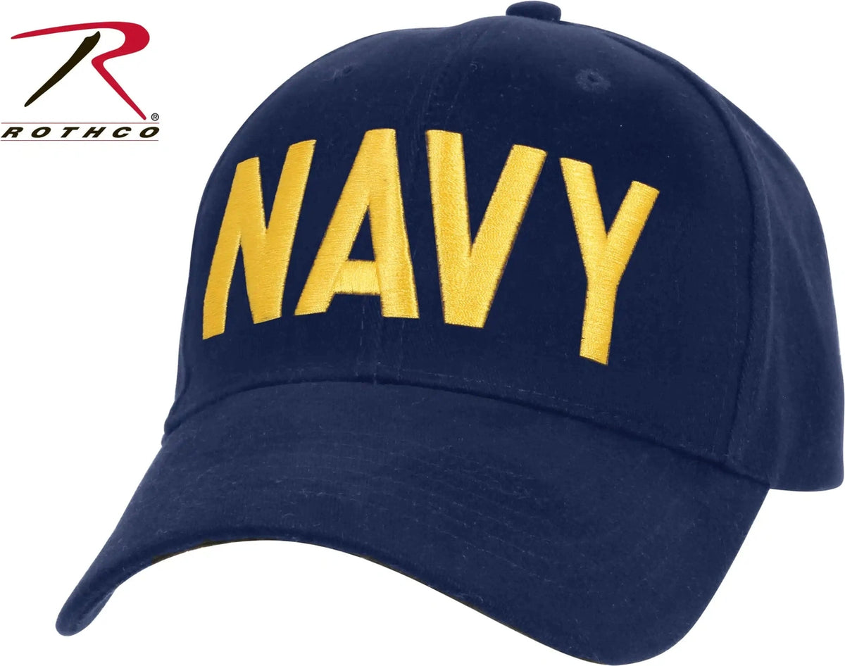Rothco Navy Supreme Low Profile Insignia Cap Blue