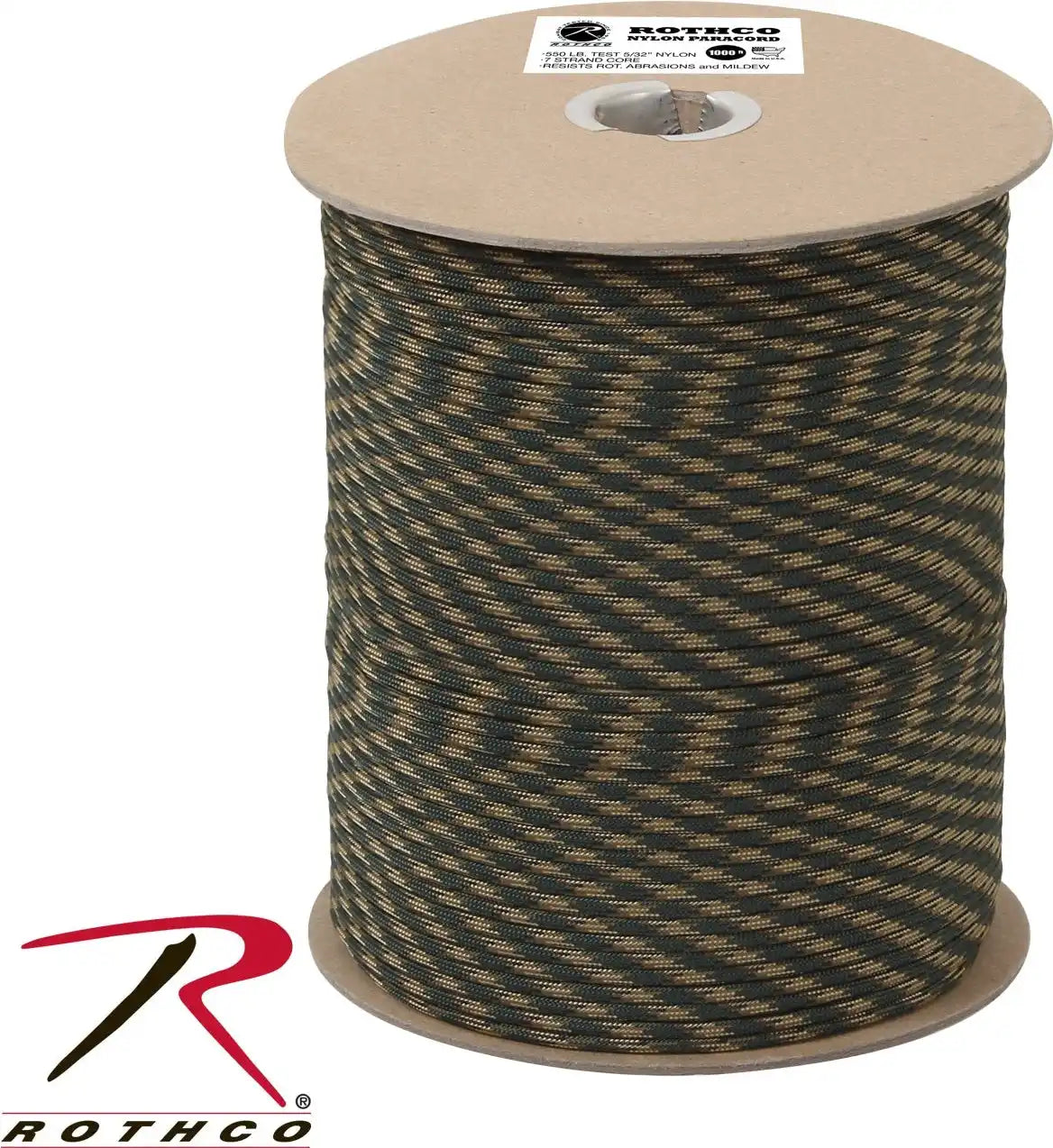 Rothco Nylon Paracord 550lb 1000 Foot Spool