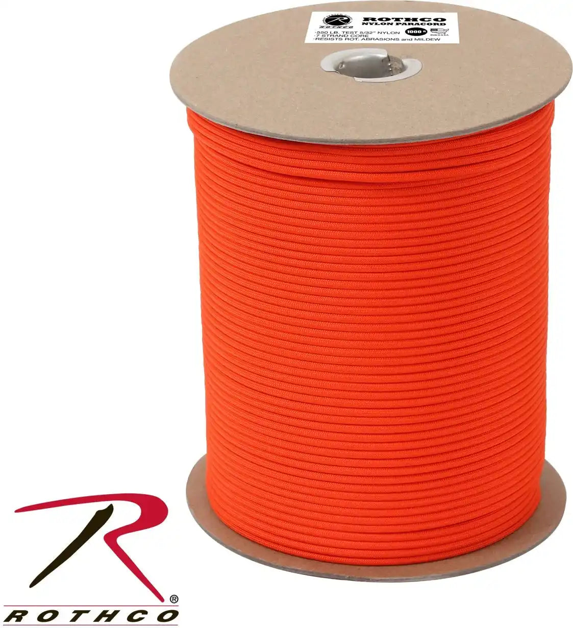Rothco Nylon Paracord 550lb 1000 Foot Spool