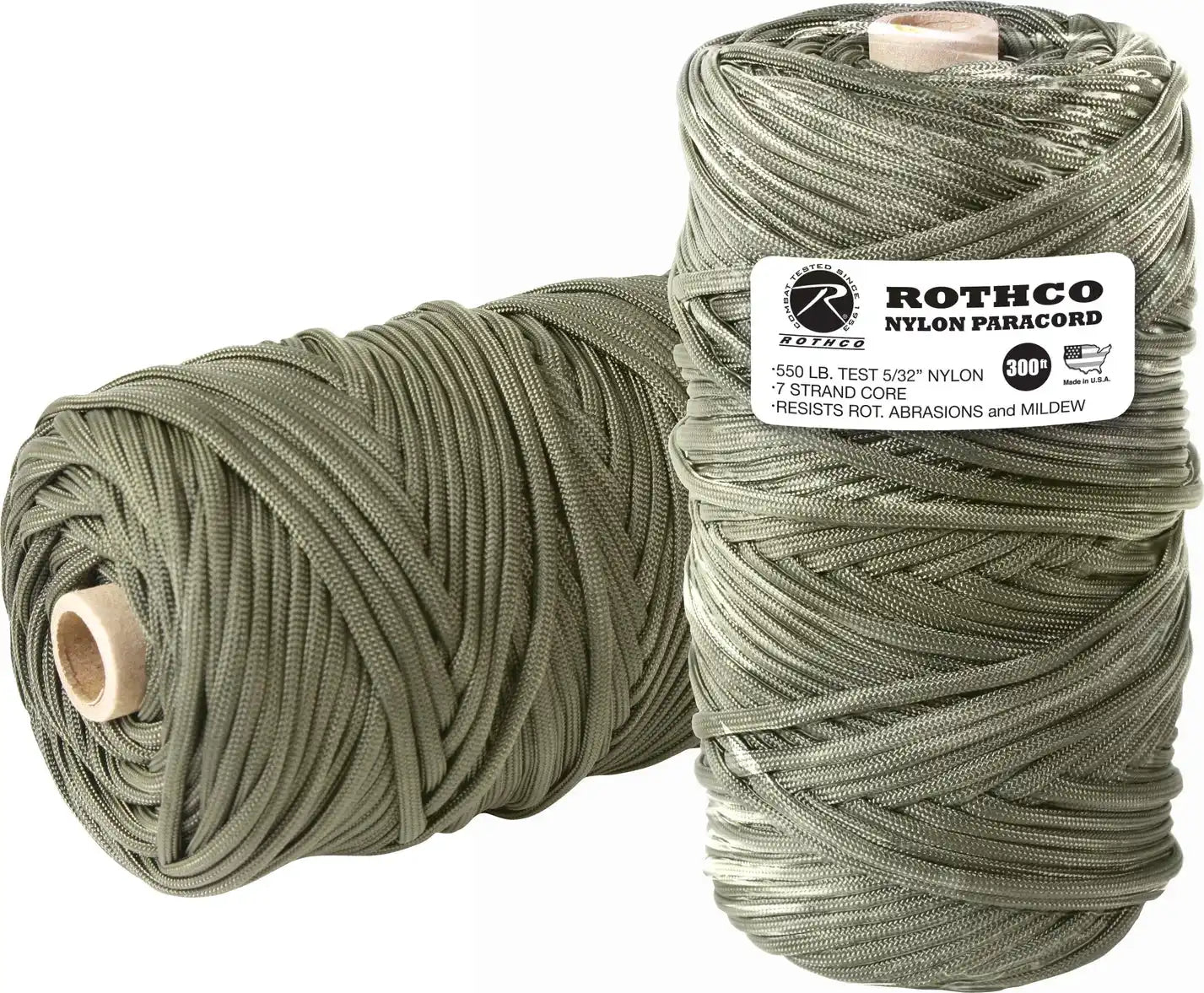 Rothco Nylon Paracord 550lb 300 Ft Tube Black