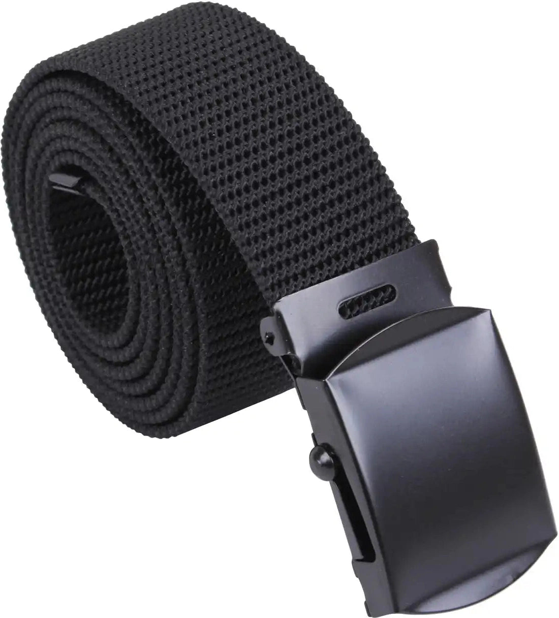Rothco Nylon Web Belt Black Webbing