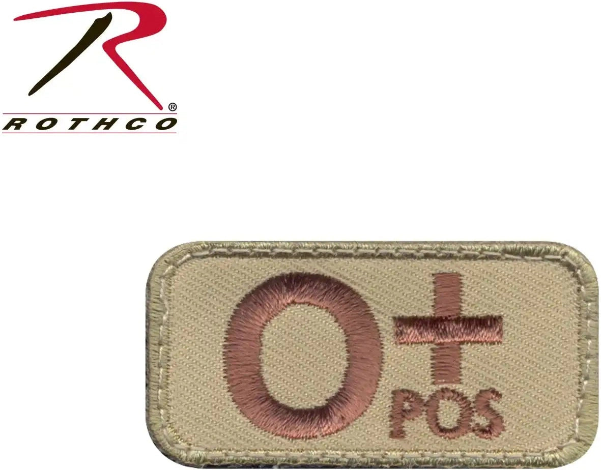 Rothco o Positive Blood Type Morale Patch
