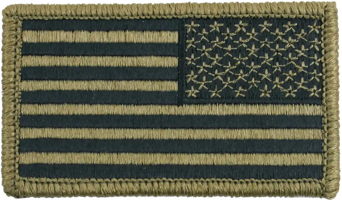 Rothco Ocp American Flag Patch with Hook Back Reverse