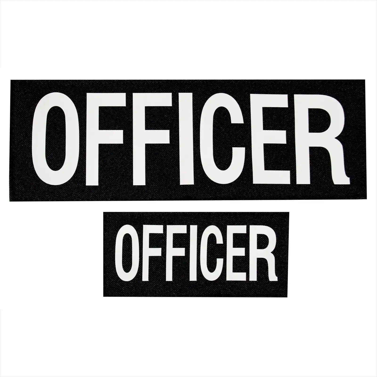 Rothco Officer Patch with Hook Back