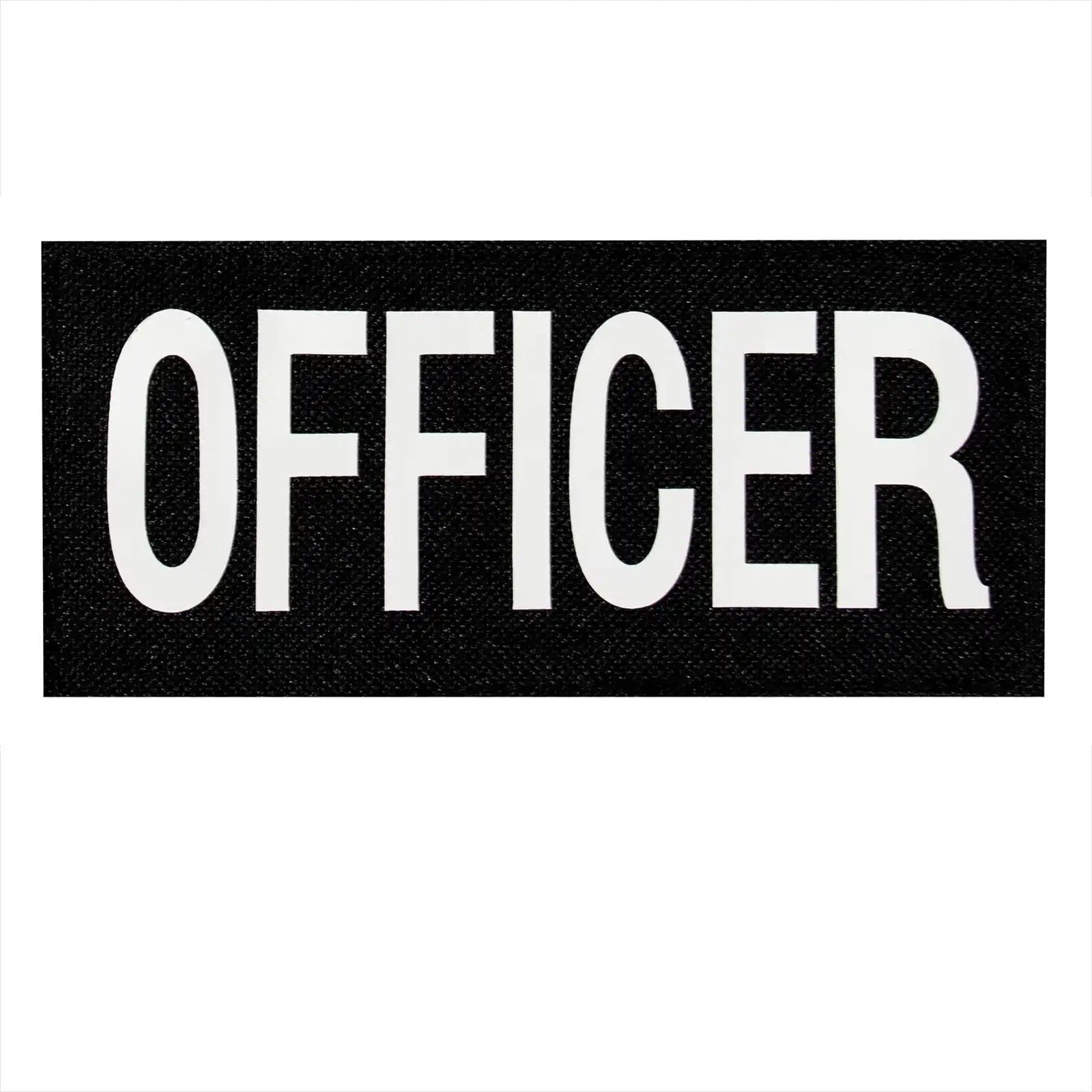 Rothco Officer Patch with Hook Back