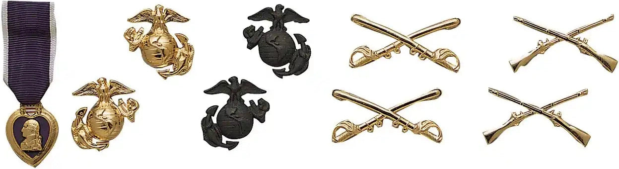 Rothco Officer’s Infantry Pin Gold / one Size