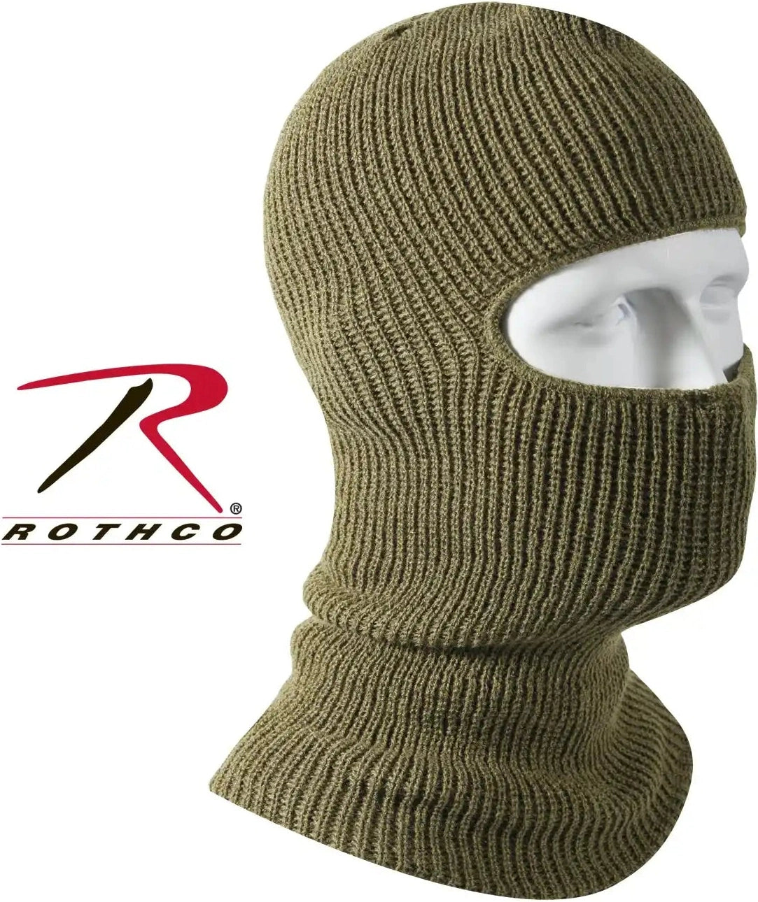 Rothco one Hole Face Mask Olive Drab / Size