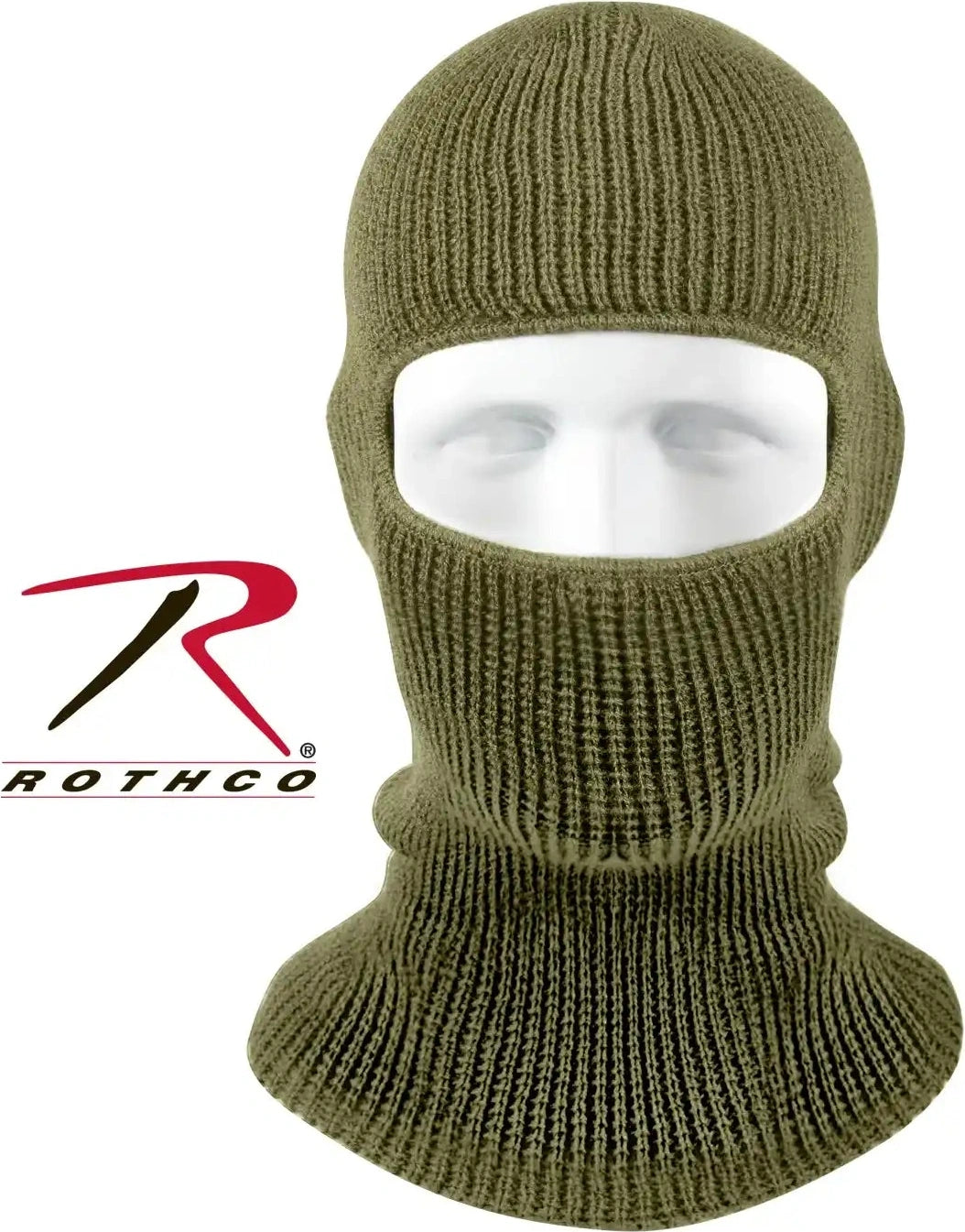 Rothco one Hole Face Mask Olive Drab / Size