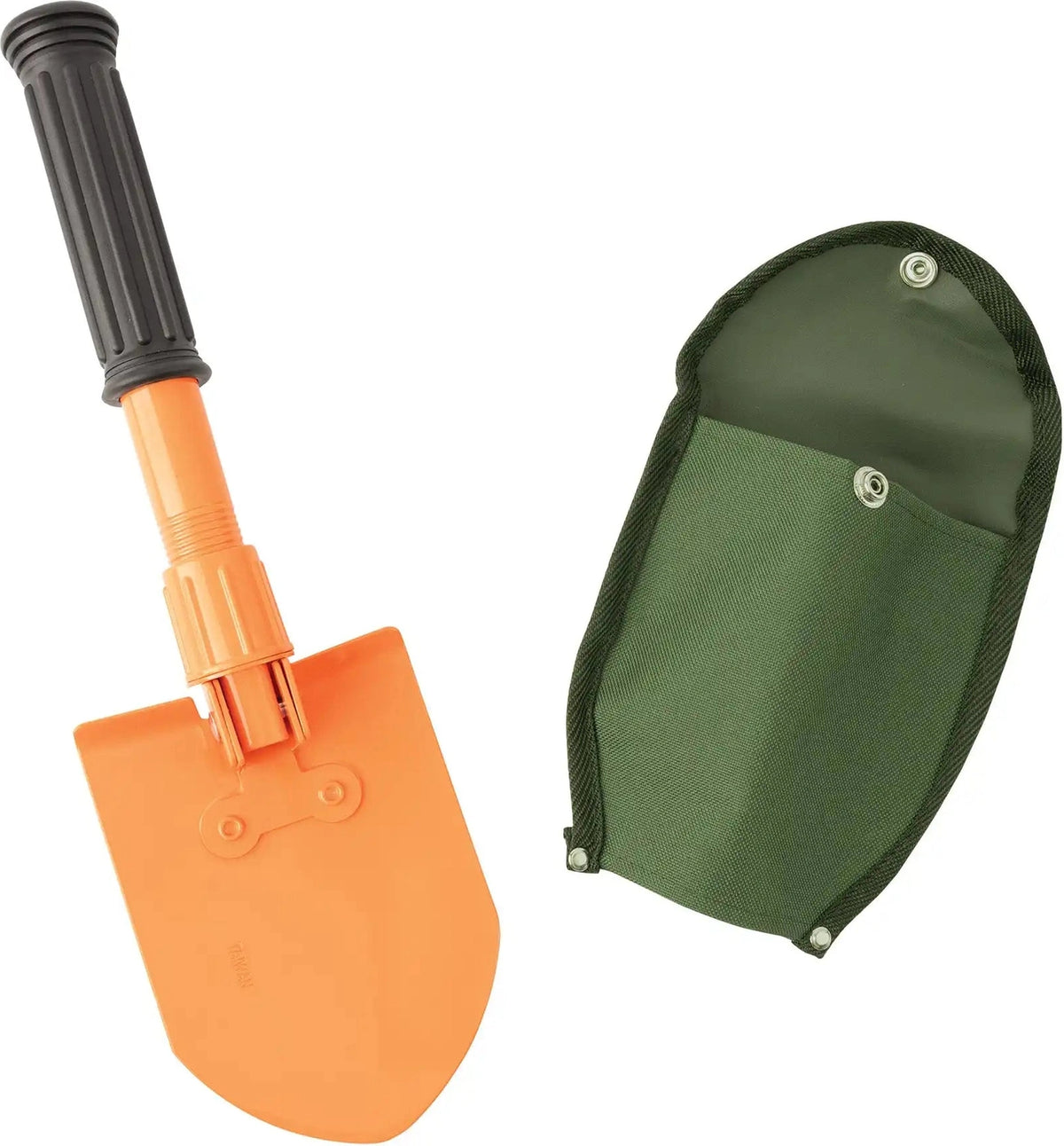 Rothco Orange Mini Pick &amp; Shovel with Cover