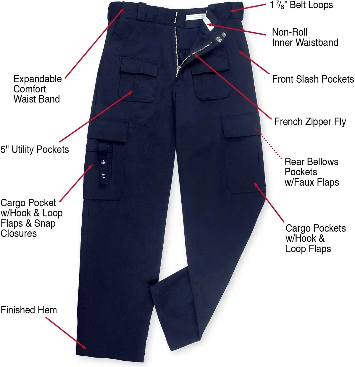 Rothco P.s.t (public Safety Tactical) Pants Midnight Navy Blue / 40
